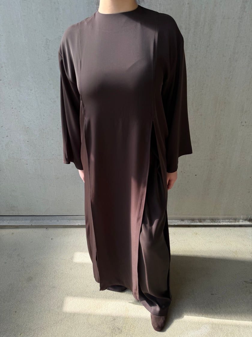 Moca Bluse mit seitlichem Schlitz