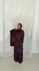 Elegantes Satin Zweiteiler-Set