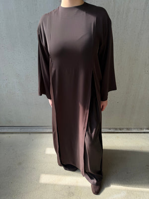 Moca Bluse mit seitlichem Schlitz